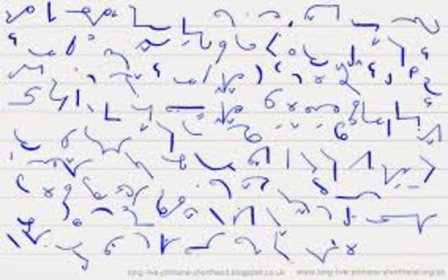 Sistema de Taquigrafía- Inglaterra Isaac Pitman