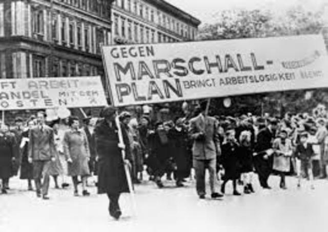 Marshall Plan is announced