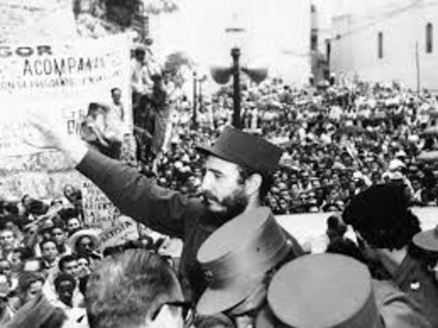 Fidel Castro takes over Cuba