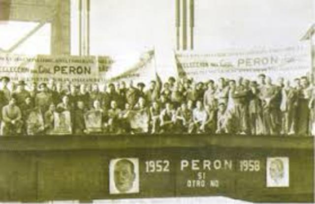 Reelección de Perón