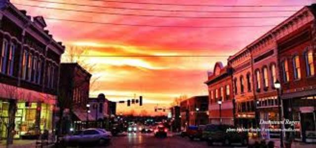 We moved to Rogers, AR