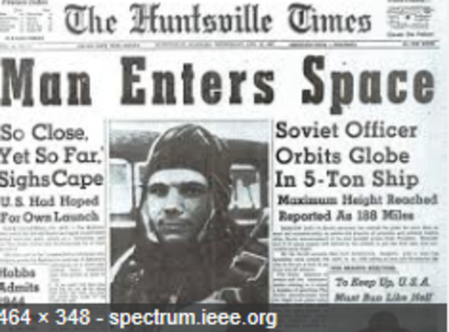 First Manned Flight to Space