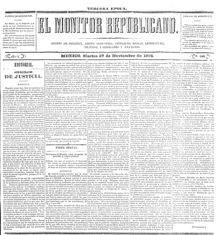 EL MONITOR REPUBLICANO