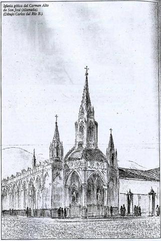 Iglesia gótica del Carmen Alto de San José (Alameda)