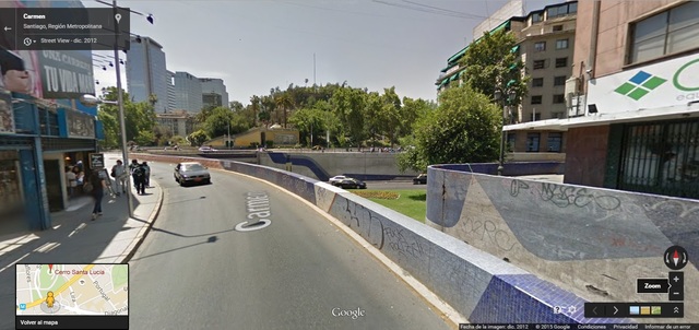 Vista Cerro Santa Lucía