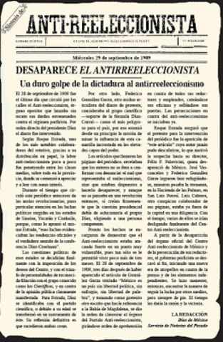 ANTI-REELECCIONISTA