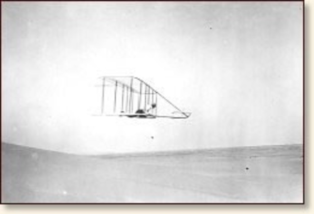 First powered flight