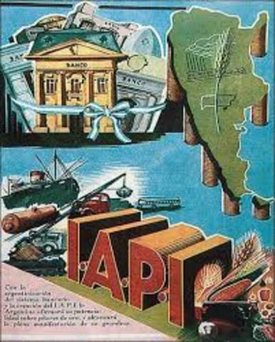 Creacion del IAPI  "Instituto Argentino para la promocion del Intercambio"