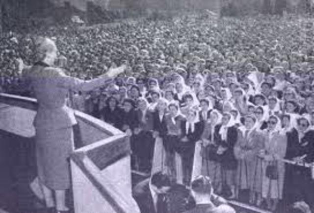 Elecciones presidenciales: Reeleción de Perón