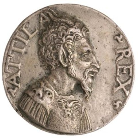 453 A.D. Attila the Hun dies