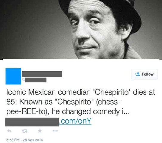 MEXICO - MONETIZACION DE LA MUERTE DE CHESPIRITO