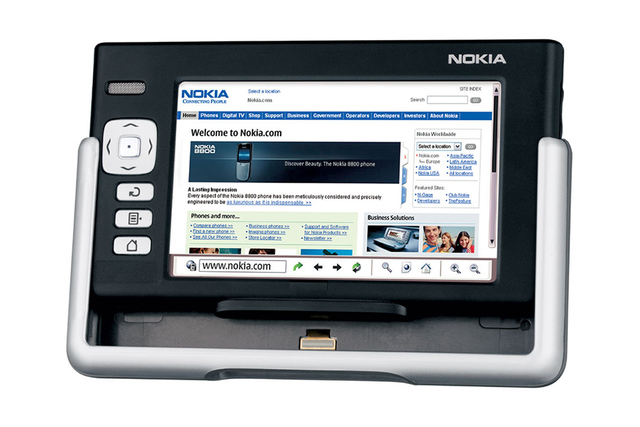 El intento de Nokia: la 770 Internet Tablet