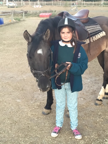 Empece mis clases de equitación con Lobita!!!