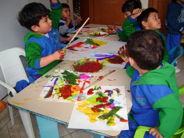 Actividad 2, dibujar con diferentes materiales.