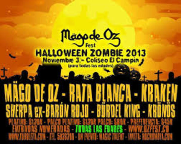 se presentan en el Mago de Oz Fest Colombia