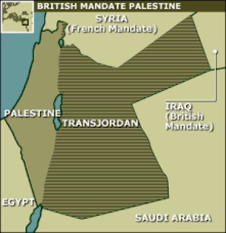 British Mandate Over Palestine Expired