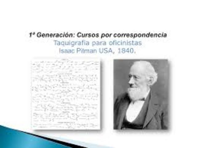 Isaac Pitman Curso por correspondencia