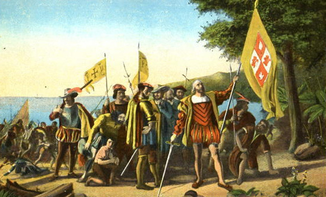 Columbus Lands in America