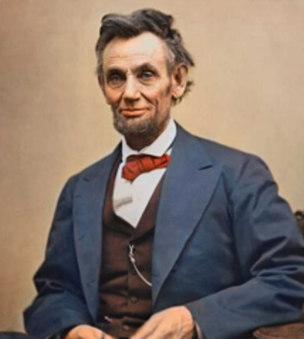 Lincoln was elected as the president of America .