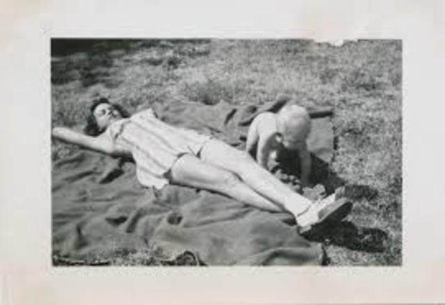 People's skin got darker and sunbathing became popular