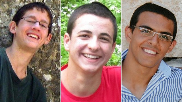 Tres jóvenes israelíes fueron secuestrados y asesinados cerca de una colonia de Cisjordania.