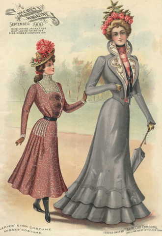 Skirts get slimmer, pants get longer