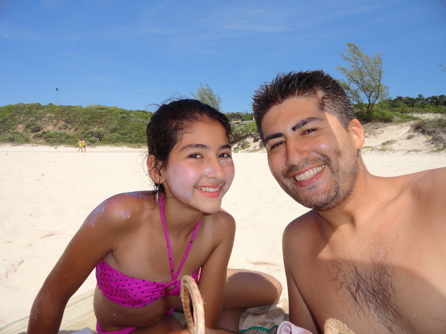 Beach vacation with my father