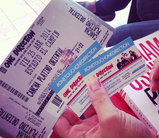 Concierto de mi banda favorita.