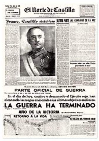 Termina la Guerra Civil