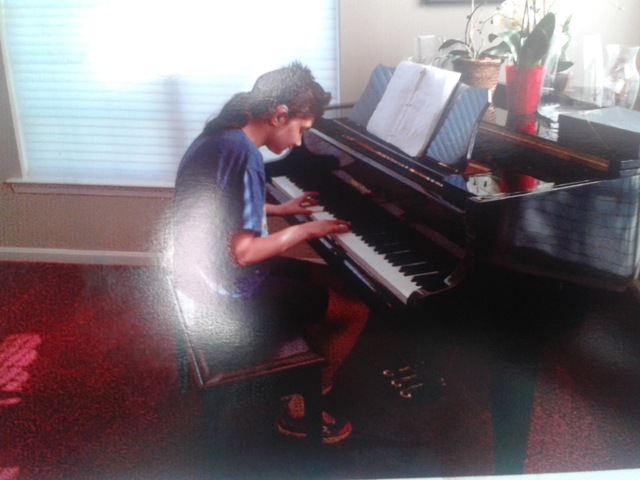 Started piano lessons