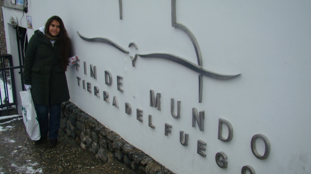 I travelled to Tierra del Fuego with my parents