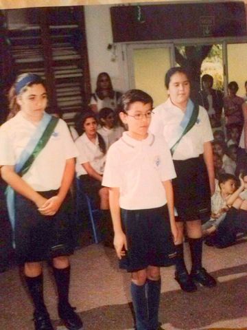 I was an escort of the flag