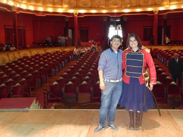 I take part of Juegos Evita in Teatro Vera.