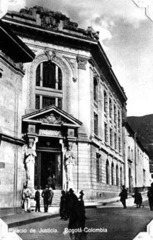 Incendio del Palacio de Justicia durante El Bogotazo