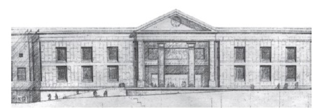 PROPUESTA DE FACHADA DEL PALACIO DE JUSTICIA SOBRE LA PLAZA DE BOLIVAR