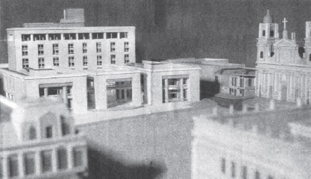 Maqueta de proyecto definitivo Palacio de Justicia (1990)