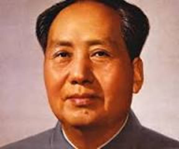 Chairman Mao Zedong dies 1976