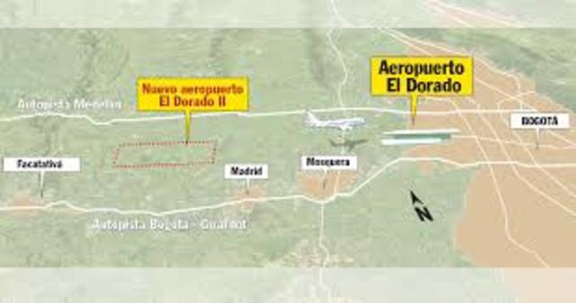 Anunció el proyecto de construcción de un aeropuerto satélite denominado El Dorado II