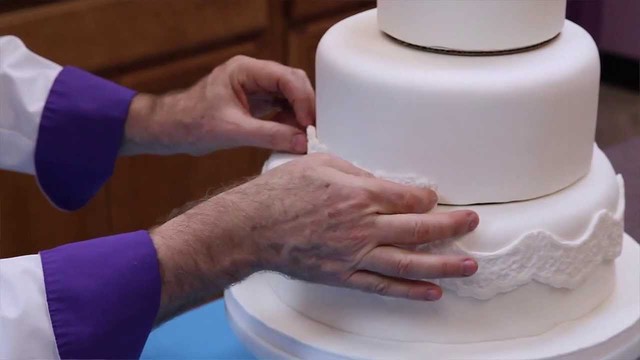 Sweet Bakery Prepares Cake For Smith Wedding