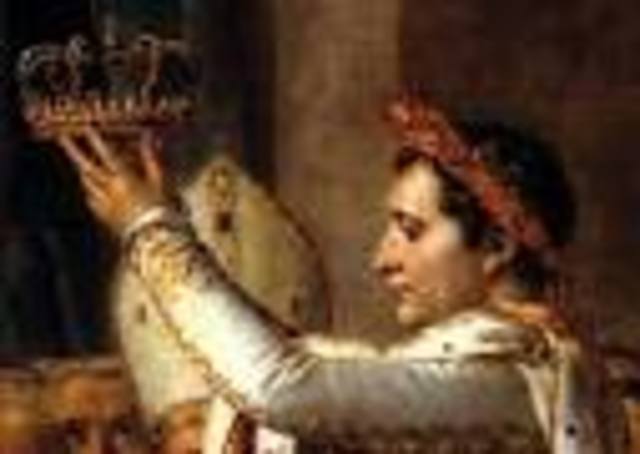 Napoleón se corona emperador de Francia.