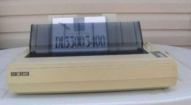 Impresora matriz de puntos