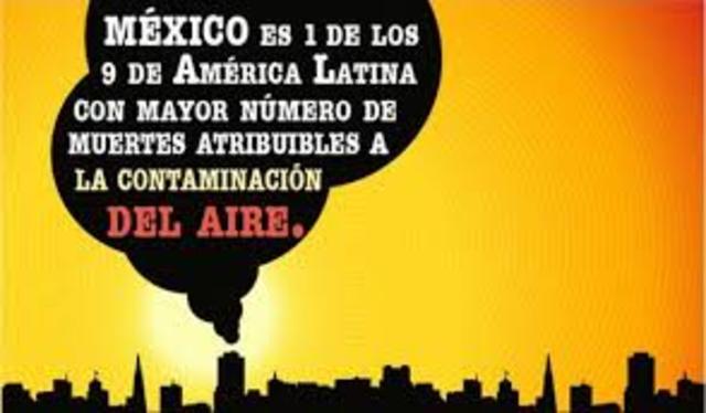 2033 muertos en México por contaminación del aire