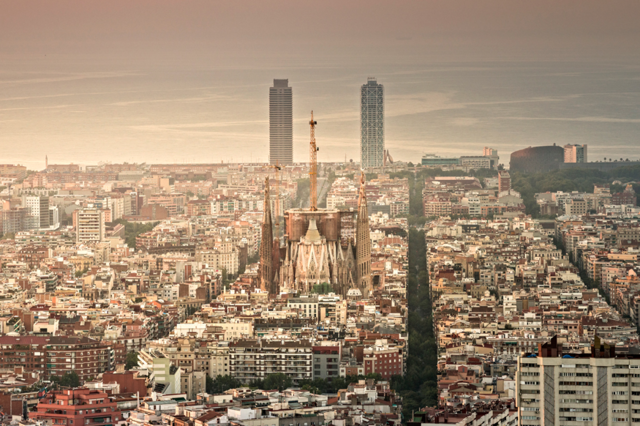 Plano general de la ciudad de Barcelona