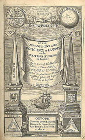 Francis Bacon wrote the Advancement of Creativity