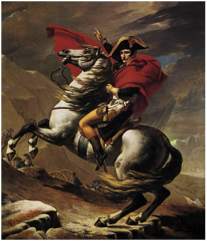 NAPOLEON CRUZANDO LOS ALPES