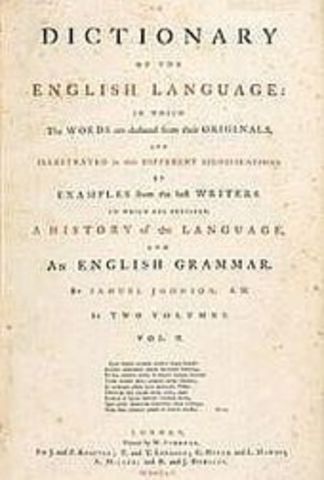 Samuel Johnson published the first ever dictionary