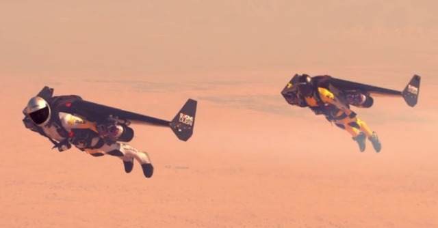 Jetman and protege fly in tandem over Dubai