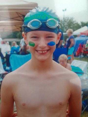 I won back stroke a world