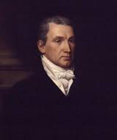James Monroe fifth president of the United States