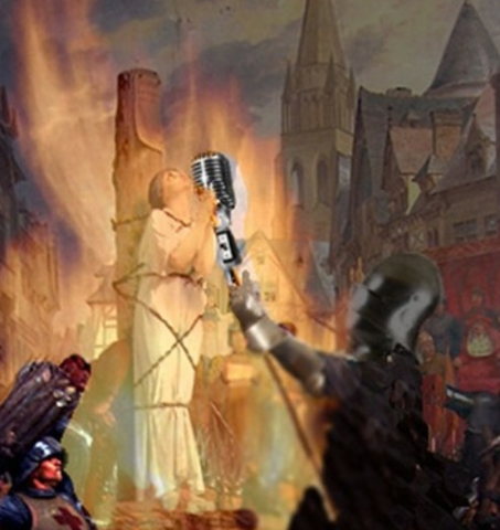 Joan of Arc burnt at stake